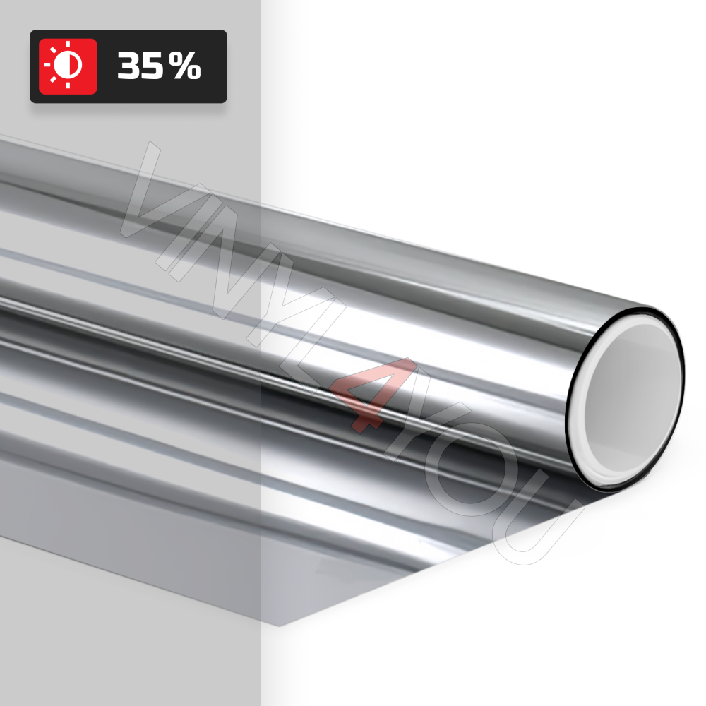 Зеркальная тонировочная пленка Scorpio Silver R35