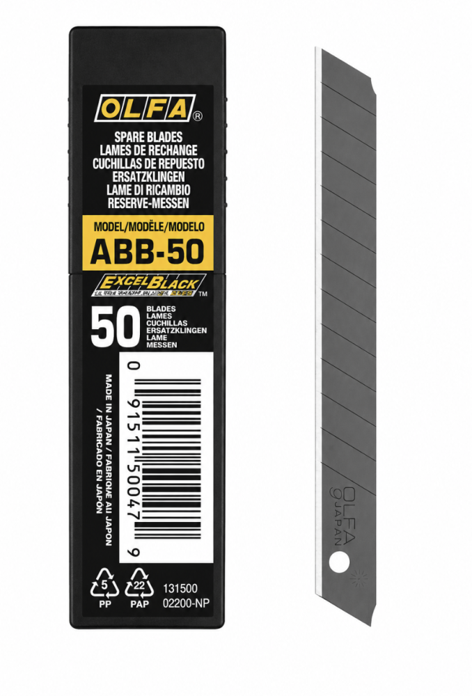 Лезвия olfa ABB-50 Black Max