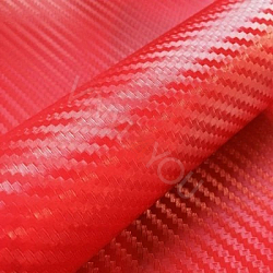 Пленка Красный карбон 3D